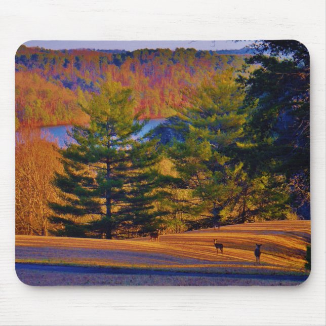 Tapis De Souris Lac Deer & Mt (Devant)
