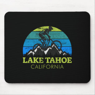 Tapis De Souris Lac Tahoe Californie VTT Mtb Vintage