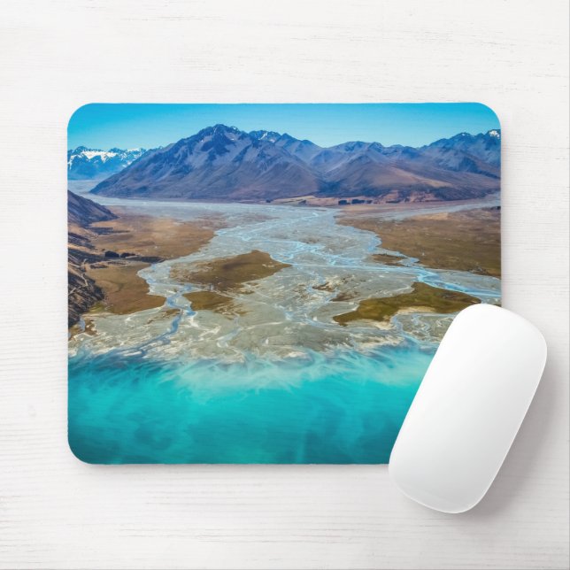 Tapis De Souris Lac Tekapo et Alpes du Sud, Nouvelle-Zélande (Avec souris)