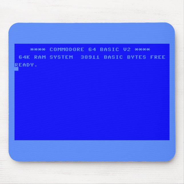 Tapis De Souris L'Accessoire Parfait Commodore 64 Lovers (Devant)