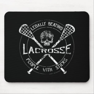 Tapis De Souris Lacrosse Battre Légalement Les Gens Avec Des Bâton