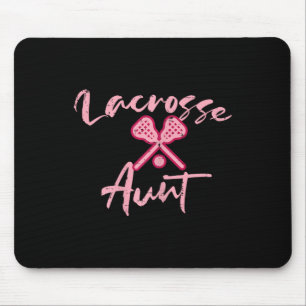 Tapis De Souris Lacrosse Tante Mère Mère Jour Sports Tante Tante