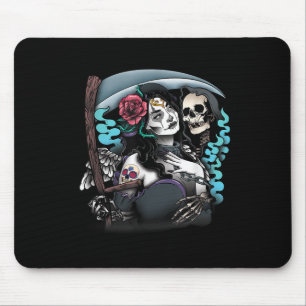 Tapis De Souris Lady Muerte Tattoo La Muerte Tattoo Lady Tattoo Ta