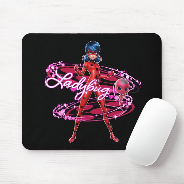 Tapis De Souris Ladybug et Tikki Graphic (Avec souris)