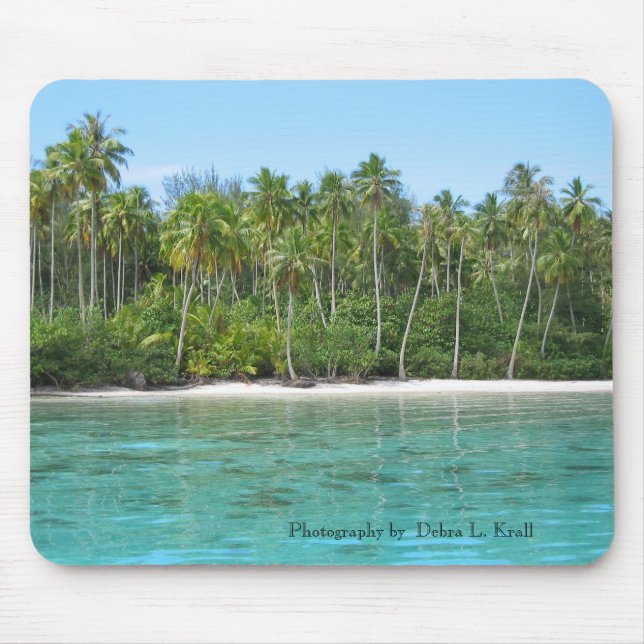 Tapis De Souris Lagune de Moana sur Moorea Mousepad (Devant)