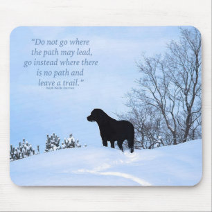 Tapis De Souris Laisser un sentier 2 - Citation Inspirationnelle -