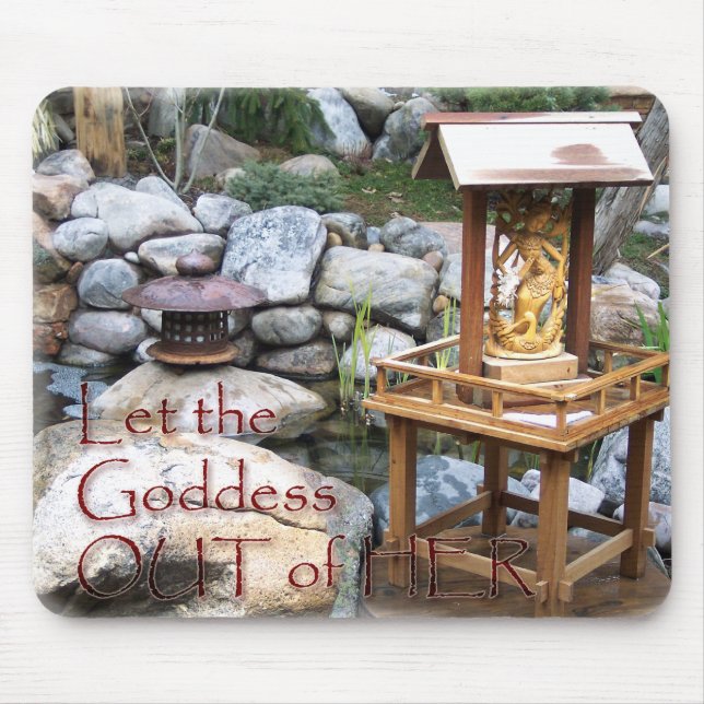 Tapis De Souris Laissez la déesse Mousepad (Devant)