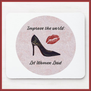 Tapis De Souris Laissez les femmes diriger