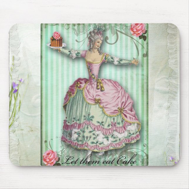 Tapis De Souris Laissez-les manger le mousepad de gâteau… (Devant)