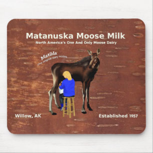 Tapis De Souris Lait d'orignal Matanuska