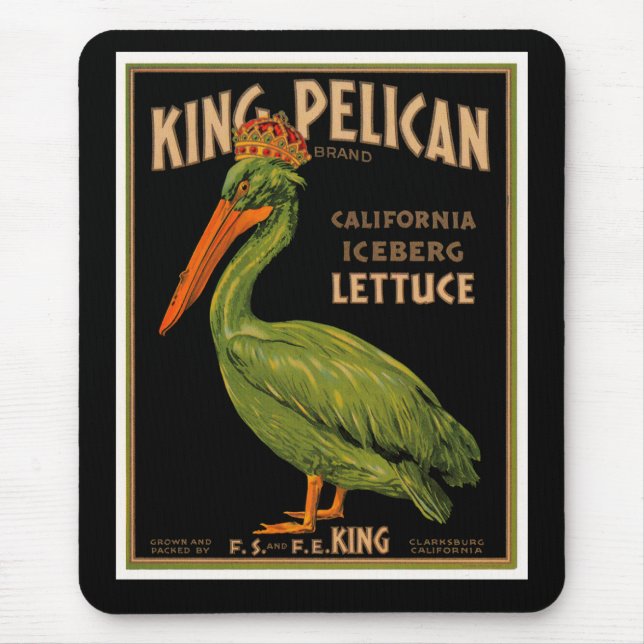 Tapis De Souris Laitue de marque King Pelican (Devant)