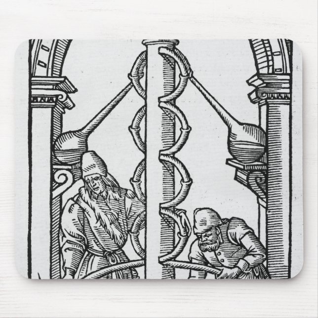 Tapis De Souris L'alchimiste au travail (Devant)