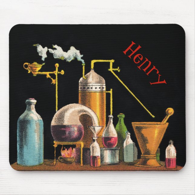 Tapis De Souris L'Alchimiste Mad Scientist Souris Pad (Devant)