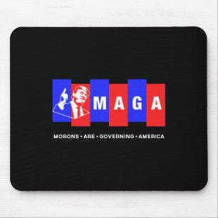 Tapis De Souris L'Amérique est gouvernée par des morons anti-Trump