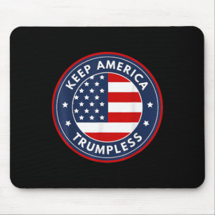Tapis De Souris L'Amérique Trump Funny Anti Trump 2024 Pro Democr