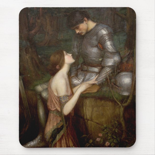 Tapis De Souris Lamia et le Soldat par John William Waterhouse (Devant)