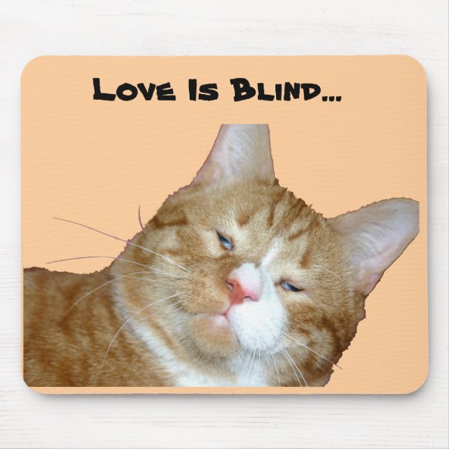 Tapis De Souris L'amour est Mousepad aveugle (Devant)