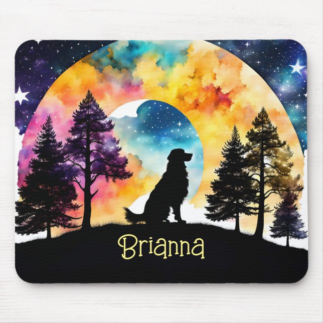 Tapis De Souris L'amour est un chien qui vous attend *Personnalise (Devant)