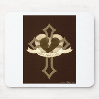 Tapis De Souris L'amour guérit sûrement - la sépia