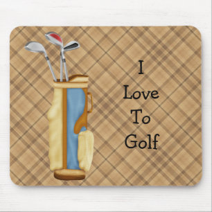 Tapis De Souris L'amour pour le golf