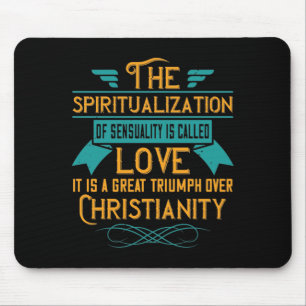 Tapis De Souris L'Amour Religieux Est Un Grand Triomphe Sur Le Chr