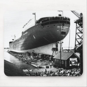 Tapis De Souris Lancement d'Edmund Fitzgerald 6-8-1958 (#1)