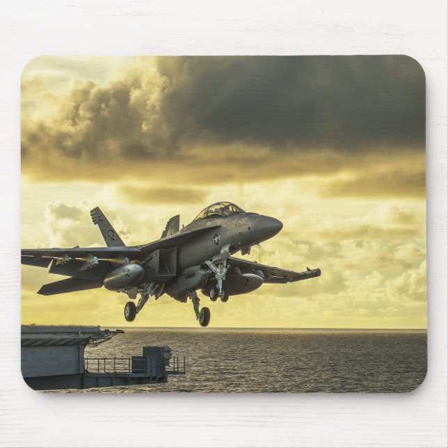 Tapis De Souris Lancement d'un avion de chasse Ea18g (Devant)