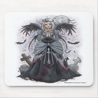 Tapis De Souris L'ange foncé Mousepad de prêtresse