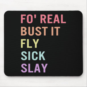 Tapis De Souris Langue Des Signes Pour Vraiment Bust It ASL Slang 