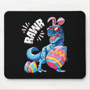Tapis De Souris Lapin de Pâques Dinosaure T Rex Œufs Garçons Enfan