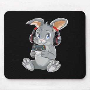 Tapis De Souris Lapin de Pâques Œuf Drôle Garçons Filles Enfants J