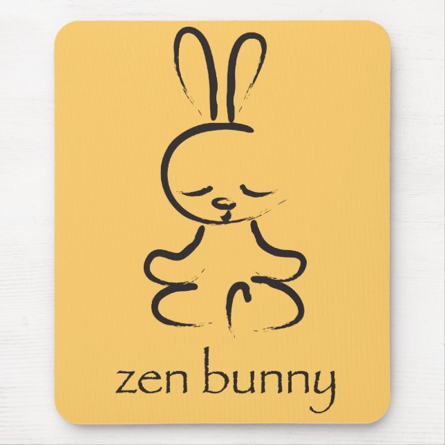 Tapis De Souris Lapin de zen (Devant)