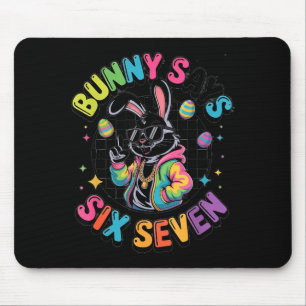 Tapis De Souris Lapin dit six sept 67 mème de Pâques hommes femmes