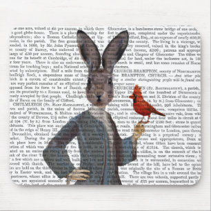Tapis De Souris Lapin et Oiseau 2