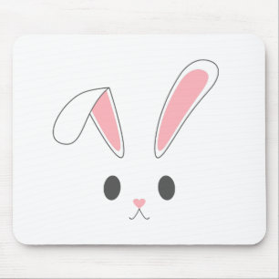 Tapis De Souris Lapin lapin de Pâques simple et mignon   Mousepad