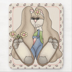 Tapis De Souris Lapin Mousepad d'amour