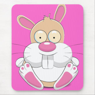 Tapis De Souris Lapins "aiment Lapins " "animal de compagnie Lapi