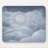 Lapins Mousepad sautant à cloche-pied