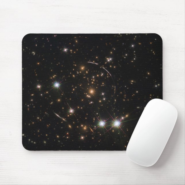 Tapis De Souris L'Arc Sunburst Dans Un Gros Cluster Galaxy (Avec souris)