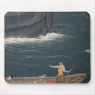 Tapis De Souris L'arrivée du Japon portugais, petite cargaison