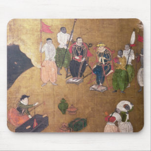 Tapis De Souris L'arrivée du Portugais au Japon