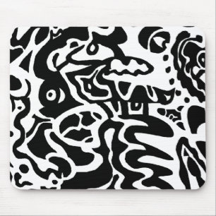 Tapis De Souris L'art abstrait du "poisson"