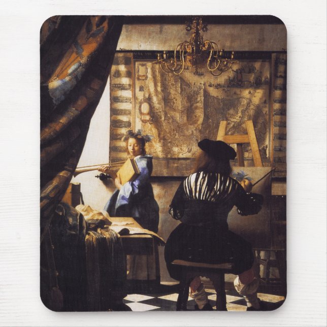Tapis De Souris L'art de la peinture (Devant)