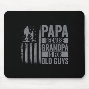 Tapis De Souris L'art de papa pour les grands-pères d'hommes de pe