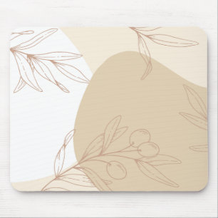 Tapis De Souris L'art du Boho neutre Abstrait