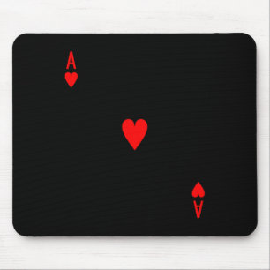 Tapis De Souris L'As des Coeurs Deck des Cartes Costume d'Hallowee