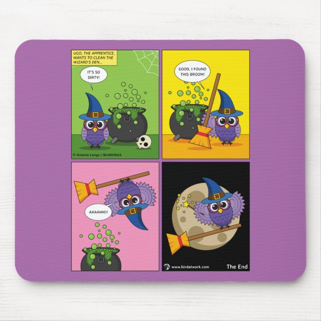 Tapis De Souris L'Assistant Apprentice - Cleaning Comic (Devant)