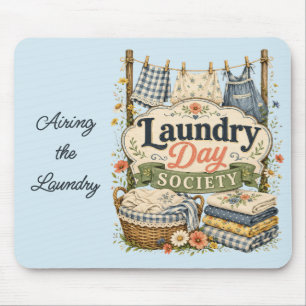 Tapis De Souris Laundry Day Society Cottagecore Florales