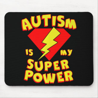 Tapis De Souris L'autisme est mon super-pouvoir Superhero Autisme 