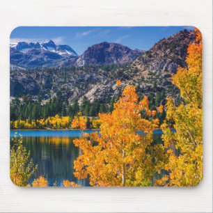 Tapis De Souris L'automne autour du lac June, Californie